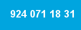 924 071 18 31 924 071 18 31